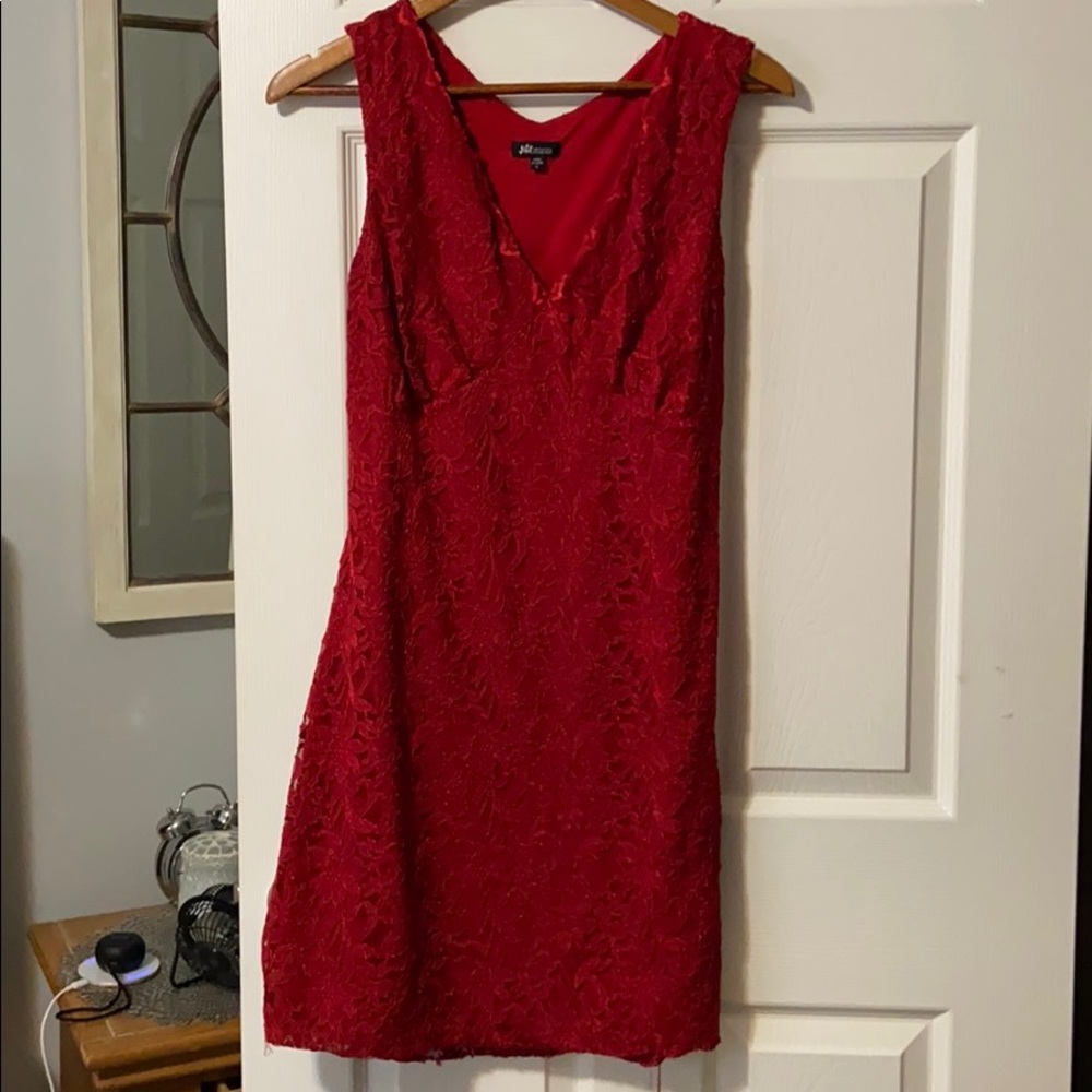 Red dress